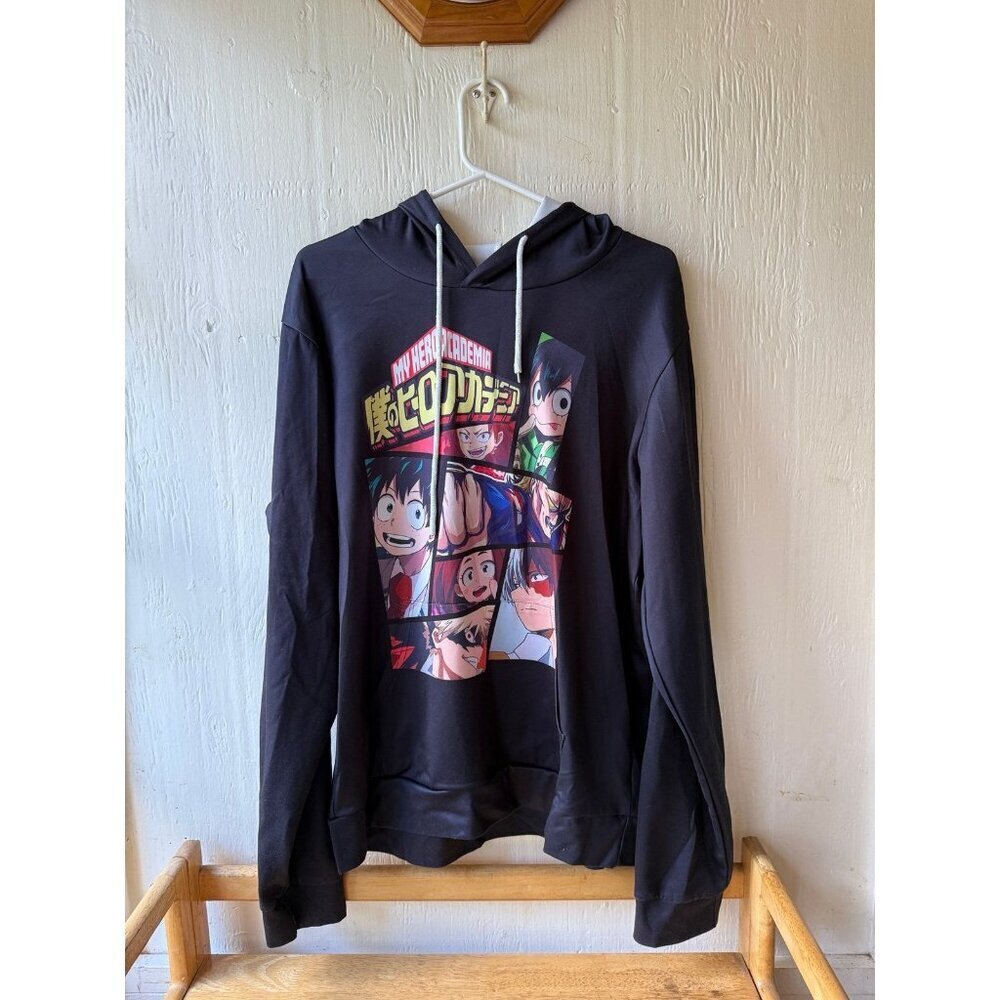 My Hero Academia Anime Hoodie Black